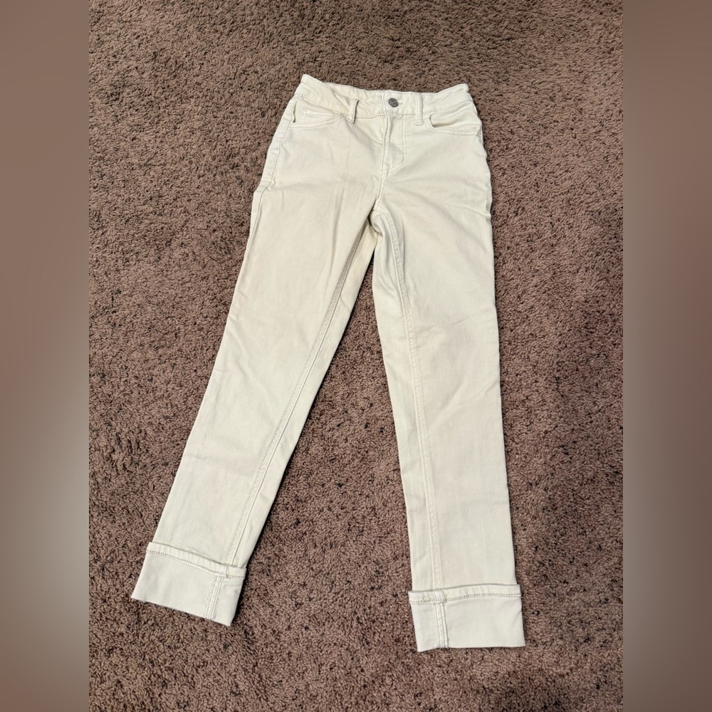M Jeans by Maurices Cream Skinny Jeans Women’s Size 0